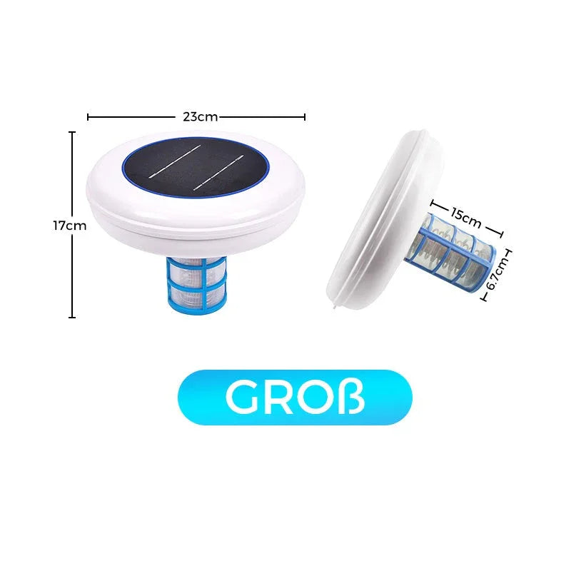 Zonne-energie zwembadionisator voor kristalhelder water | LE30244495-2