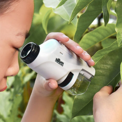 Draagbare kindermicroscoop met ledverlichting
