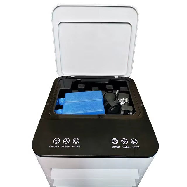 Draagbare aircooler met 3-in-1 koelfunctie en afstandsbediening