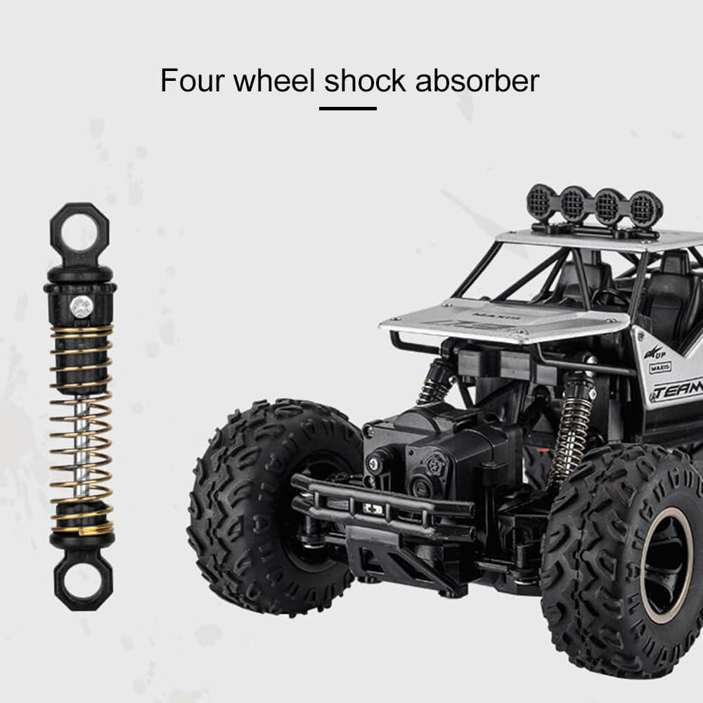 Offroad RC auto met 4WD monstertruck aandrijving