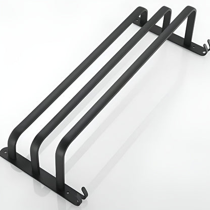 Aluminium handdoekrek met wandmontage