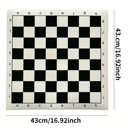 Houten schaakset met 32 klassieke schaakstukken