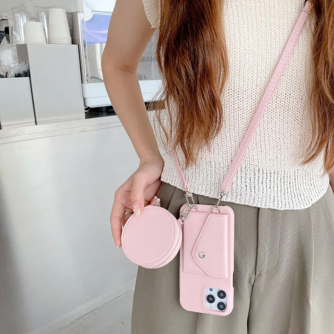 iPhone 17 Pro Max Crossbody Hoesje met Pasjeshouder