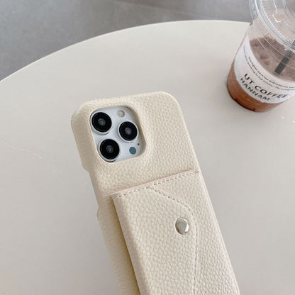 Crossbody telefoonhoesje voor iPhone 16 Pro Max met pasjeshouder en etui
