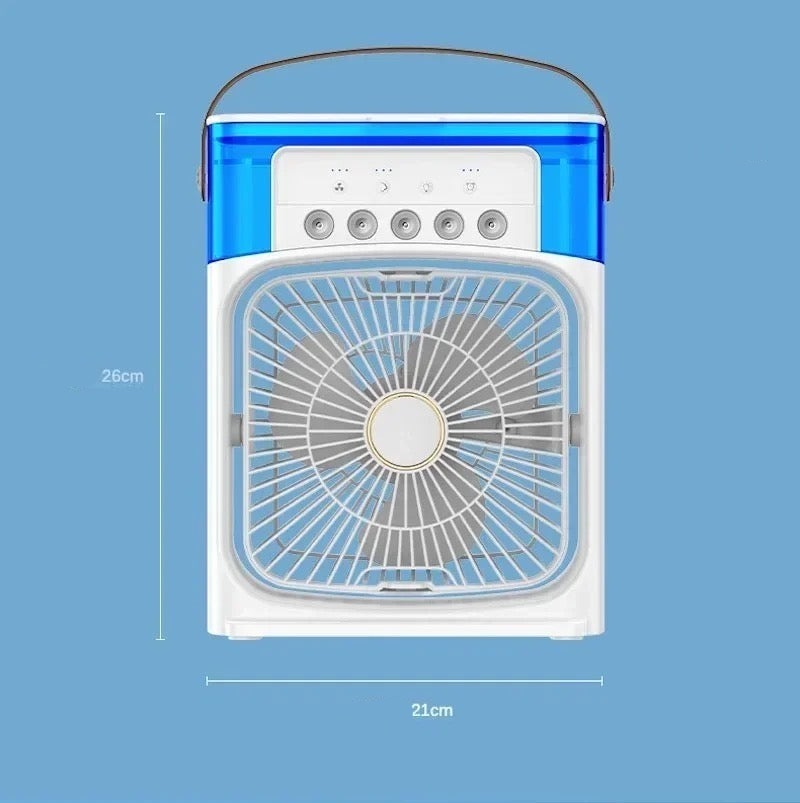 Draagbare mini airconditioner met oplaadbare batterij