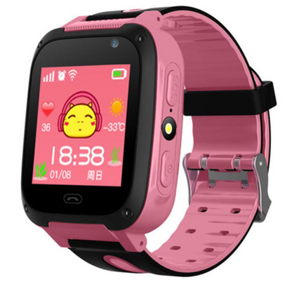 Kinder GPS Smartwatch met locatie tracker en belfunctie - Roze