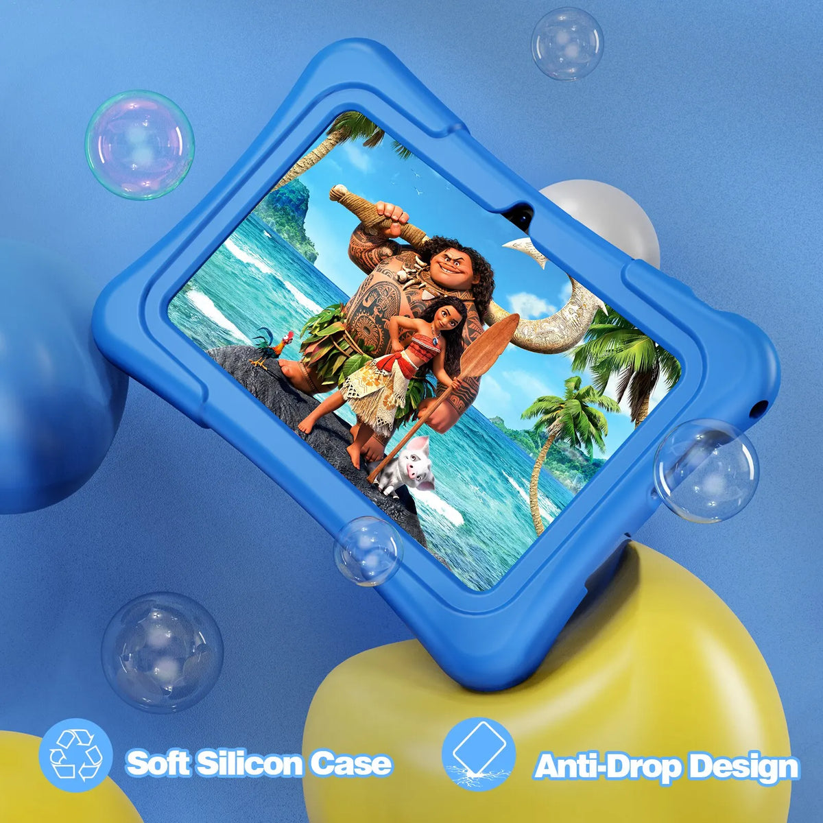 Kindertablet 7 inch met schokbestendige hoes