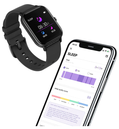 Livax Smartwatch voor Apple Samsung Huawei & Xiaomi - Waterdicht