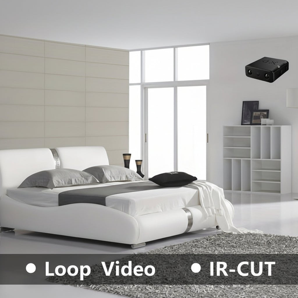 Draadloze mini camera met nachtzicht en bewegingsdetectie