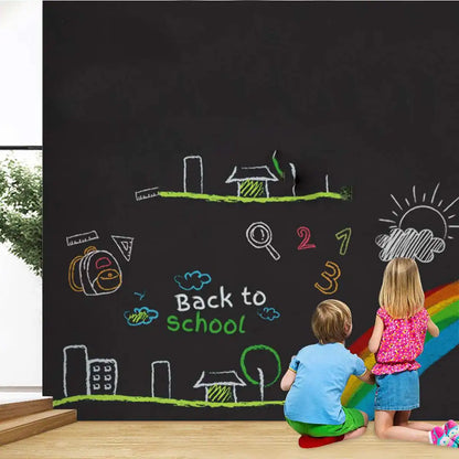 Zelfklevend magnetisch krijtbord van 45x100 cm voor kinderen