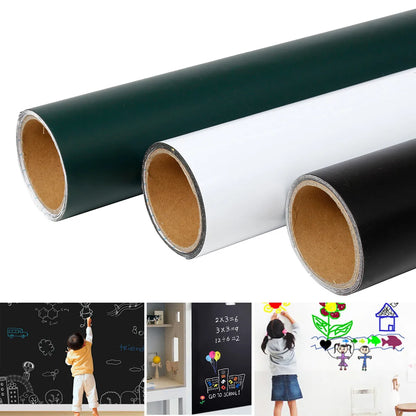 Zelfklevend magnetisch krijtbord van 45x100 cm voor kinderen