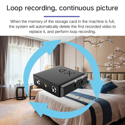 Compacte wifi beveiligingscamera met nachtzicht en audio