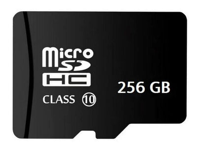 Micro SD Kaart 256 GB Class 10 + SD Adapter