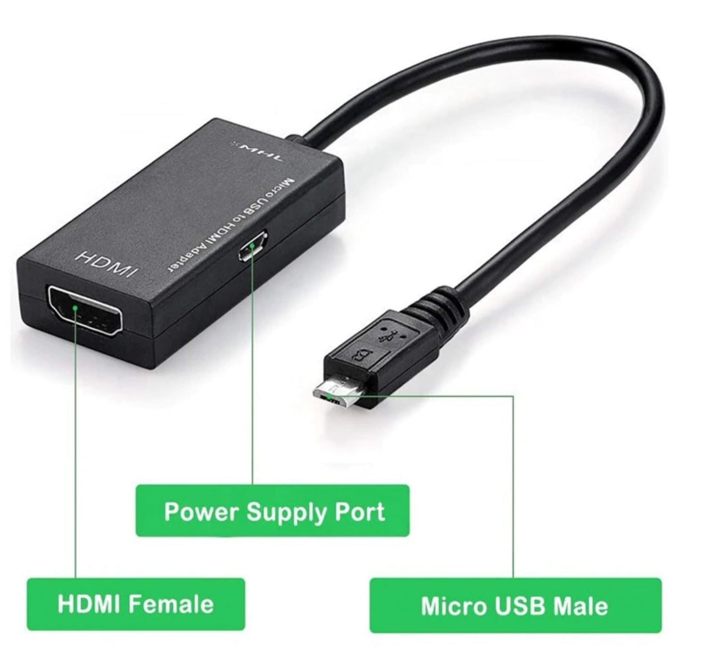 Micro USB - HDMI adapter voor Samsung en Huawei