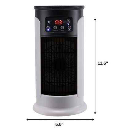 Compacte mini torenventilator met 3 snelheden en timer