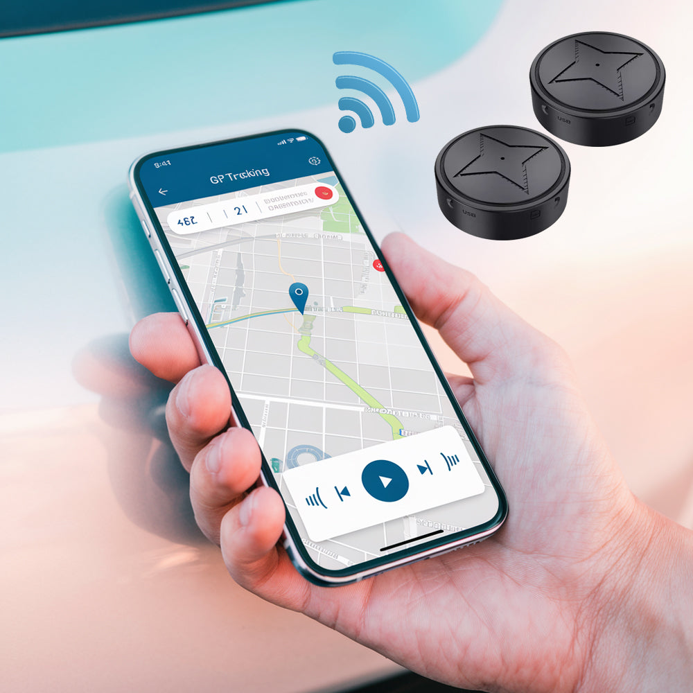 Magnetische mini GPS-tracker met realtime locatie