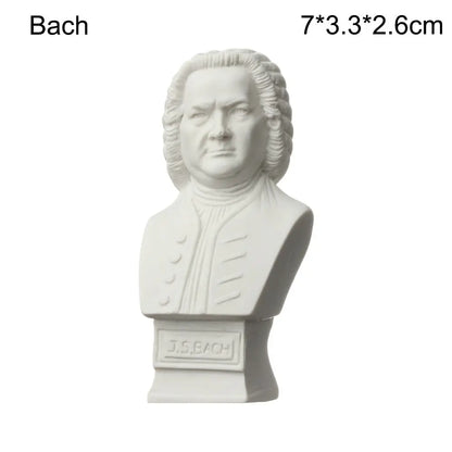 Klassiek hars buste beeldje van 7 cm