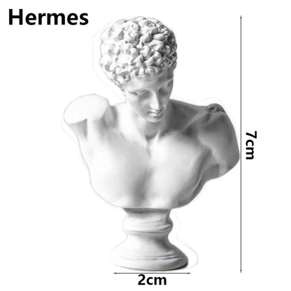Miniatuur Gipsen Buste met Klassiek Portretmotief