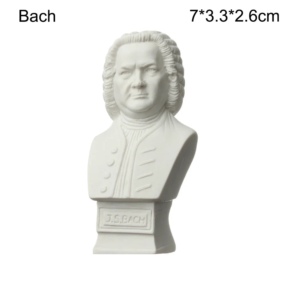 Miniatuur Gipsen Buste met Klassiek Portretmotief