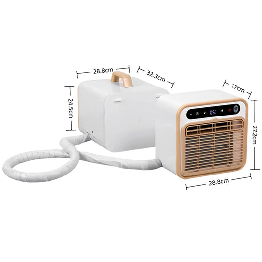 Draagbare Split Airconditioner met Koel- en Verwarmingsfunctie
