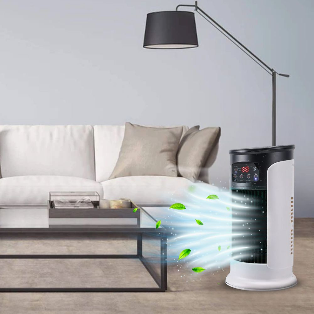 Mobiele 5-in-1 aircooler met timer en afstandsbediening