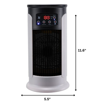 Mobiele aircooler met waterreservoir en timer