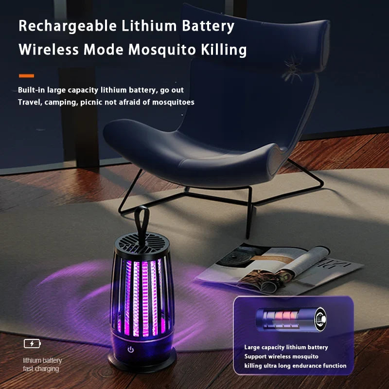 Elektrische muggenlamp met nachtlichtfunctie en USB