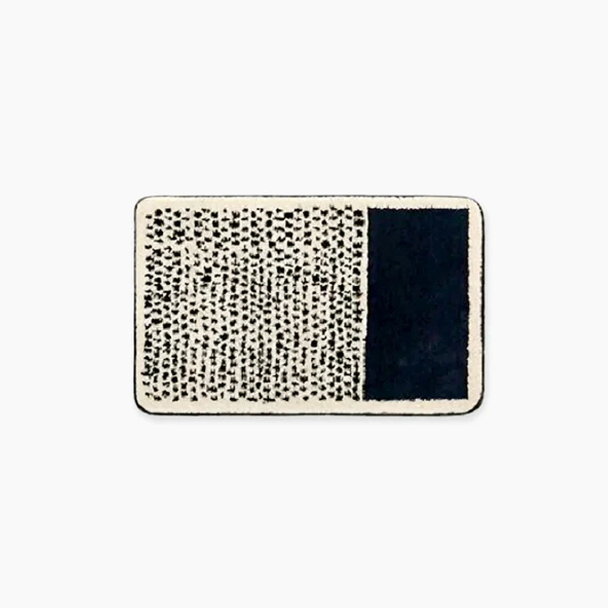 Abstracte antislip badmat met zachte textuur