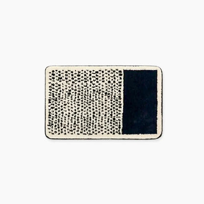 Abstracte antislip badmat met zachte textuur