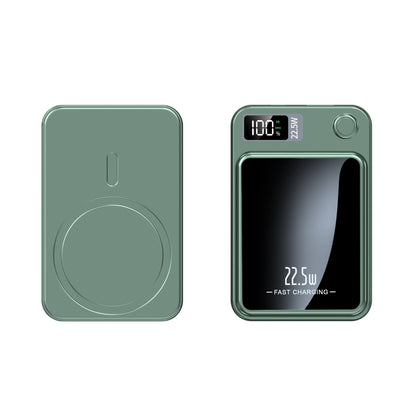 Magnetische draadloze snellader powerbank met led-display