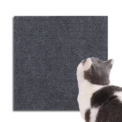 Transparante meubelbeschermer tegen krabben met bevestiging
