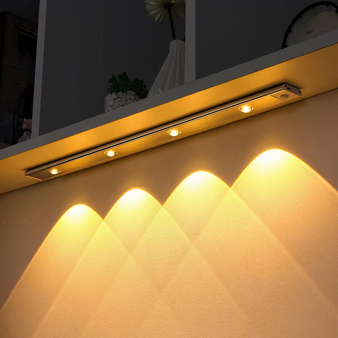 Draadloze led kastverlichting met bewegingssensor
