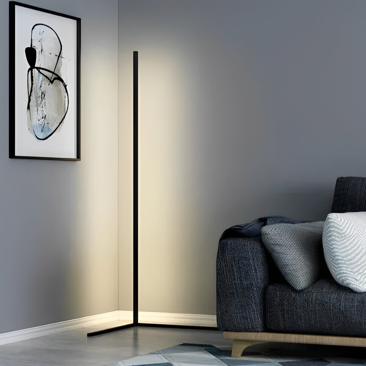 Led vloerlamp met afstandsbediening en rgb verlichting