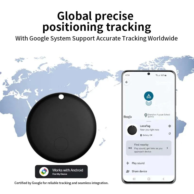 Reflecterende smart tracker halsband voor Android