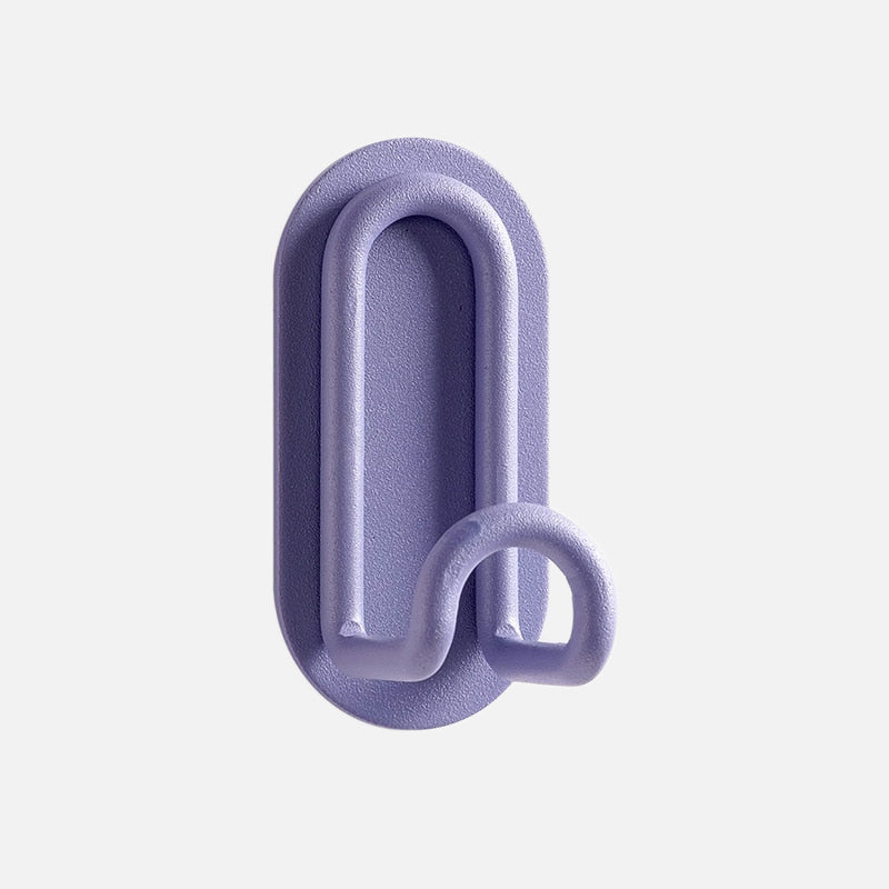 Zintra wandhaak van smeedijzer met 3M-plakstrip