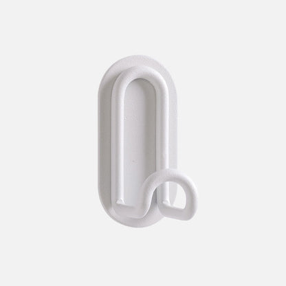 Zintra wandhaak van smeedijzer met 3M-plakstrip