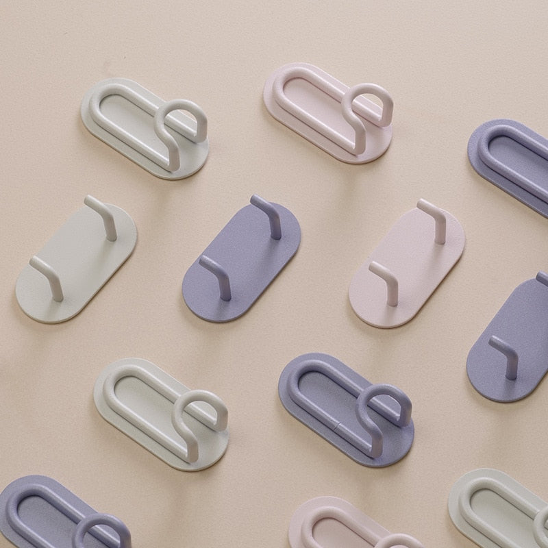 Zintra wandhaak van smeedijzer met 3M-plakstrip