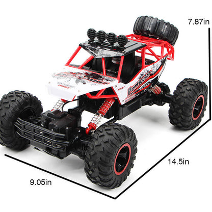 Offroad RC auto met 4WD monstertruck aandrijving