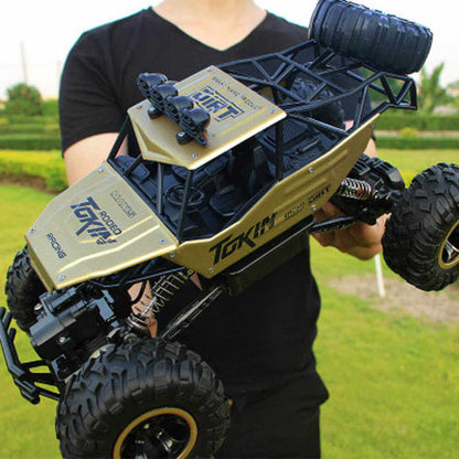 Offroad RC auto met 4WD monstertruck aandrijving