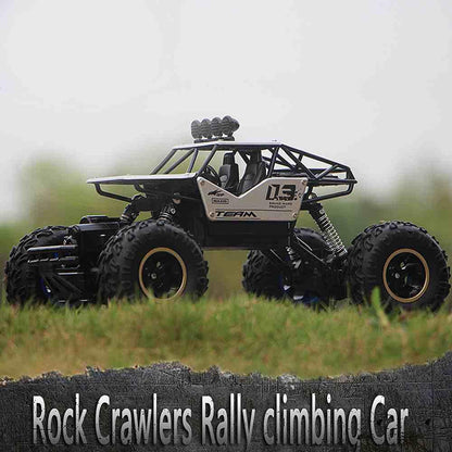 Offroad RC auto met 4WD monstertruck aandrijving