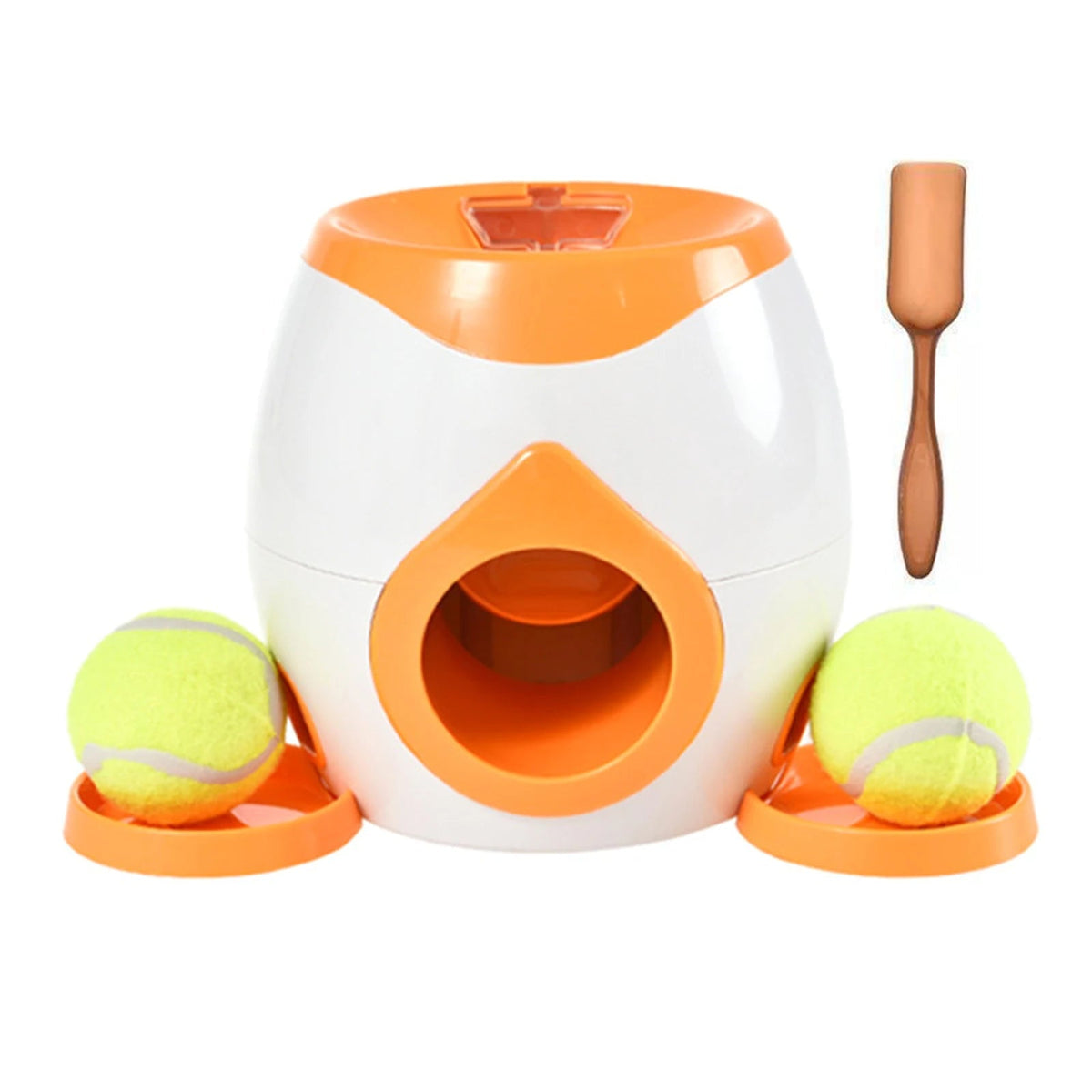 Automatische ballenwerper met beloningssysteem voor honden