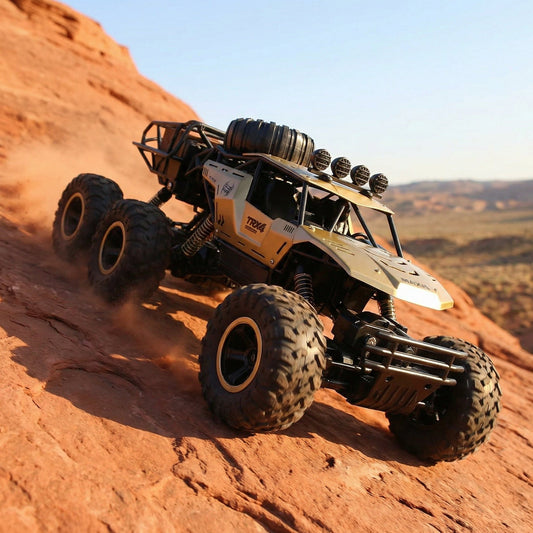 Bestuurbare RC Monstertruck met 6WD Aandrijving