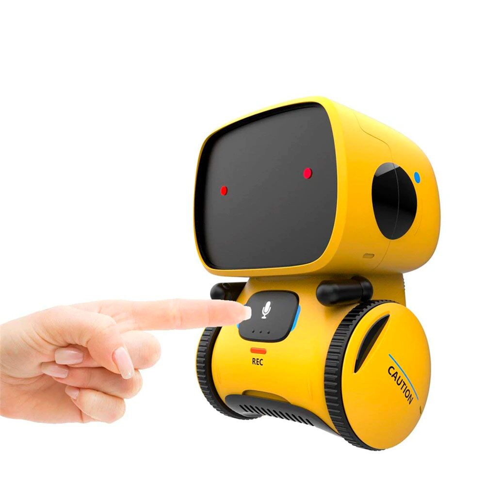Interactieve mini dansrobot met spraakbesturing en geluidsopname