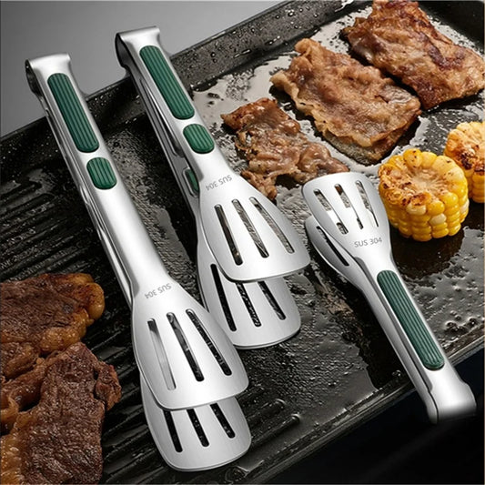 Roestvrijstalen keukentang voor barbecue en buffet