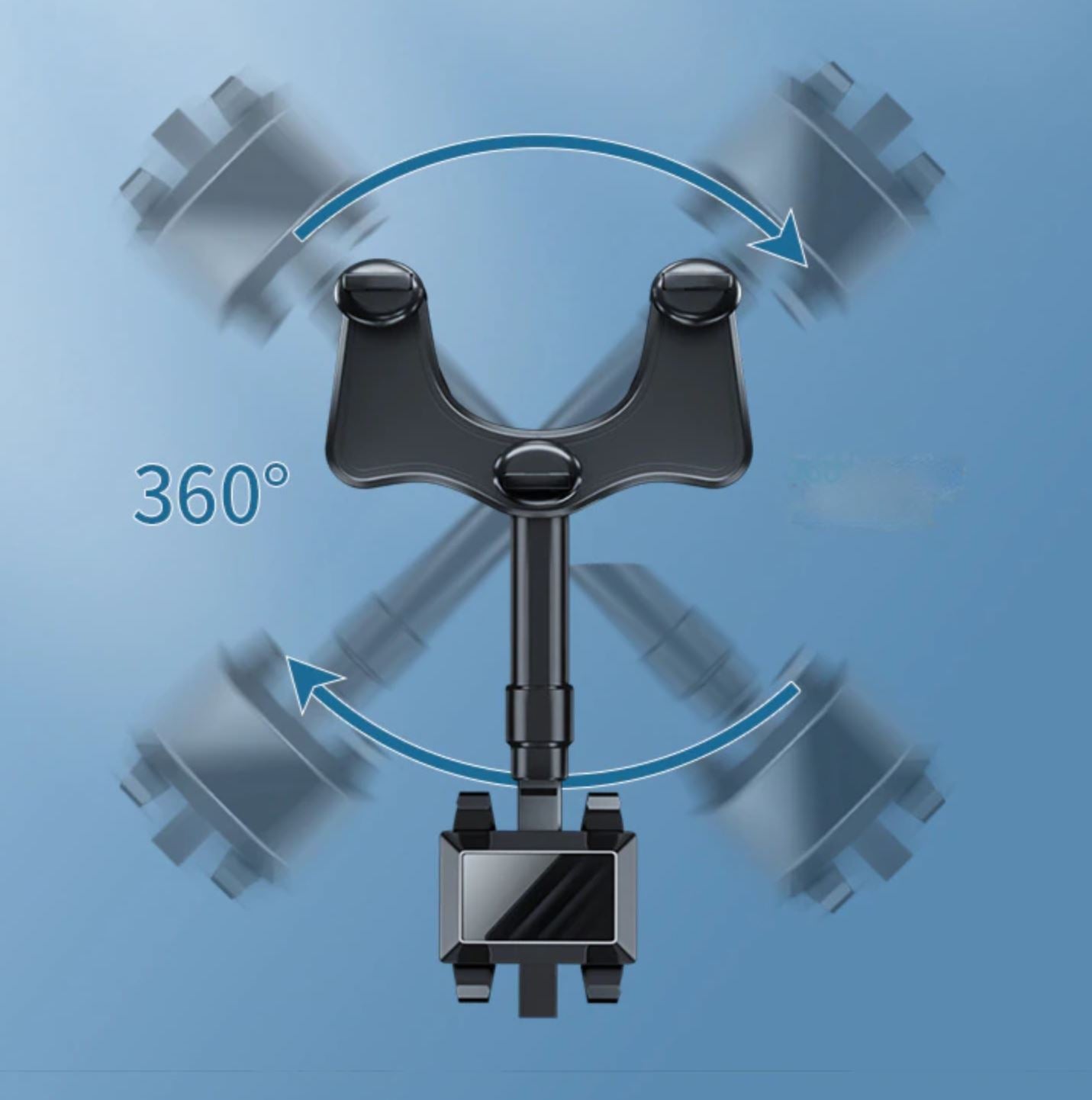 Roterende & Uitrekbare Auto Telefoonhouder - Universeel