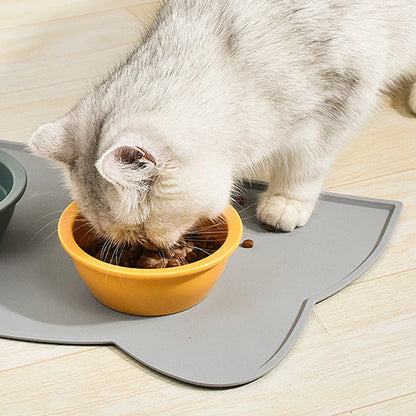 Waterdichte antislip voermat van 44x25 cm voor honden en katten