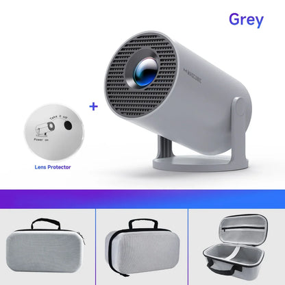 Draagbare mini projector met WiFi 6 en bluetooth