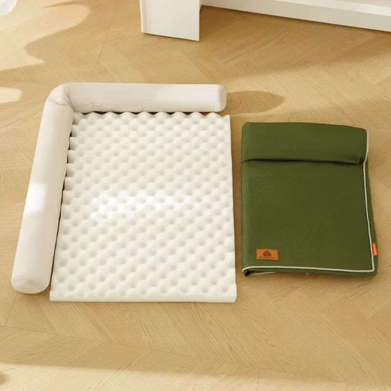 Waterdicht hondenbed met wasbare hoes en antislipbodem