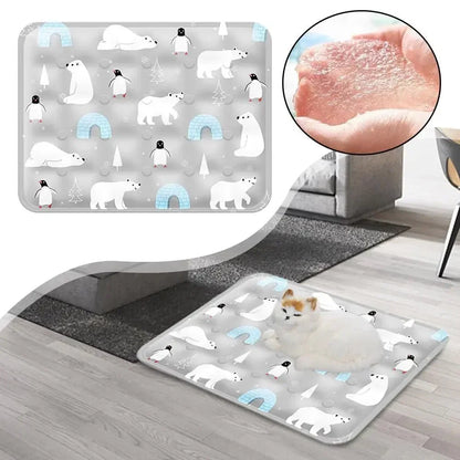 Zelfkoelende koelmat voor honden en katten met verkoelende gel