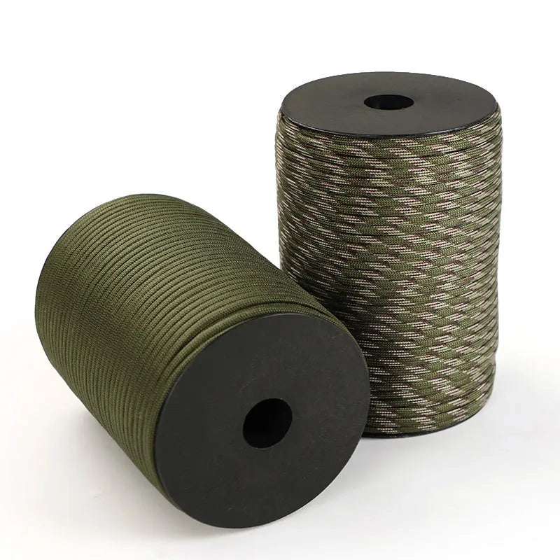 550 Paracord touw van 100 m met 9 kernen